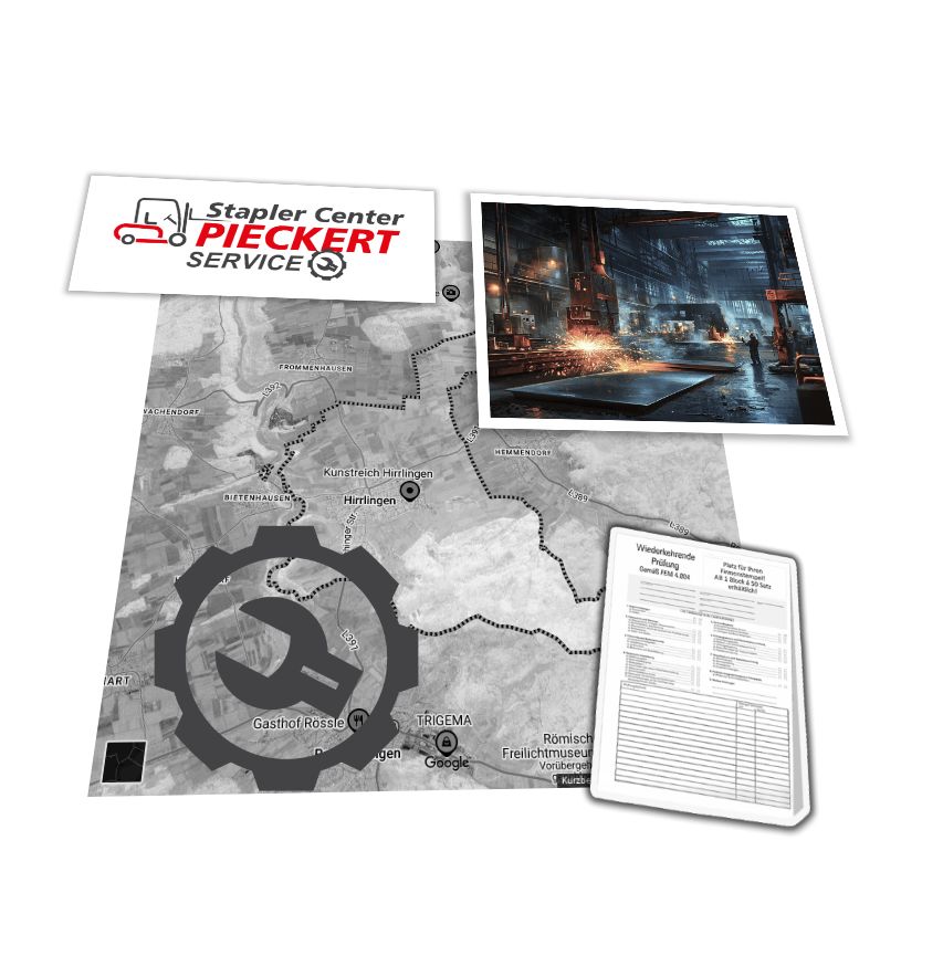 Gabelstapler Service-Auftrag in Hirrlingen / BT HHM100 / UVV-Prüfung Wartung-Reparatur BT HHM100