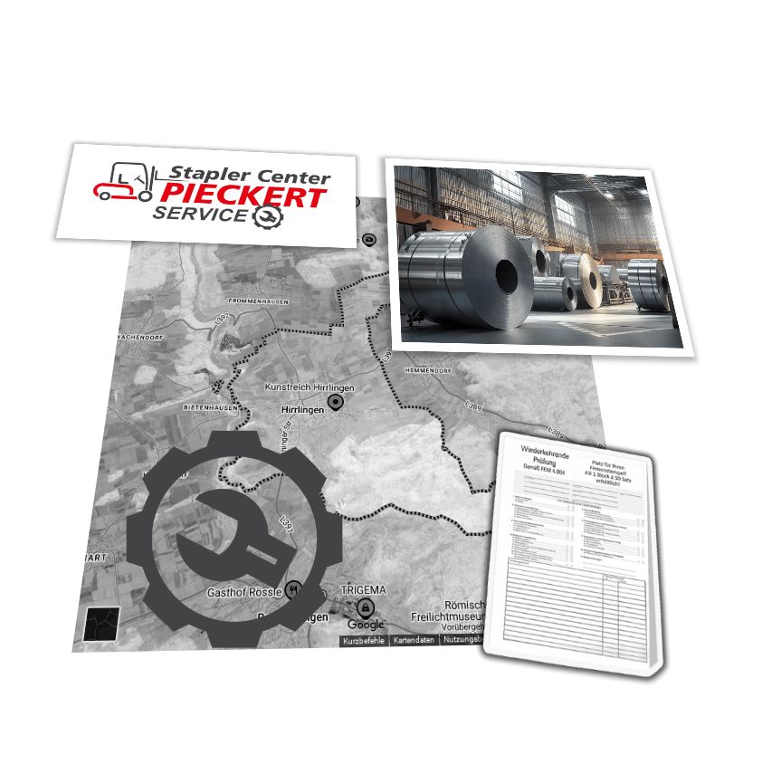 Gabelstapler Service-Auftrag in Hirrlingen / Yale 220166003 / UVV-Prüfung Wartung-Reparatur Yale 220166003