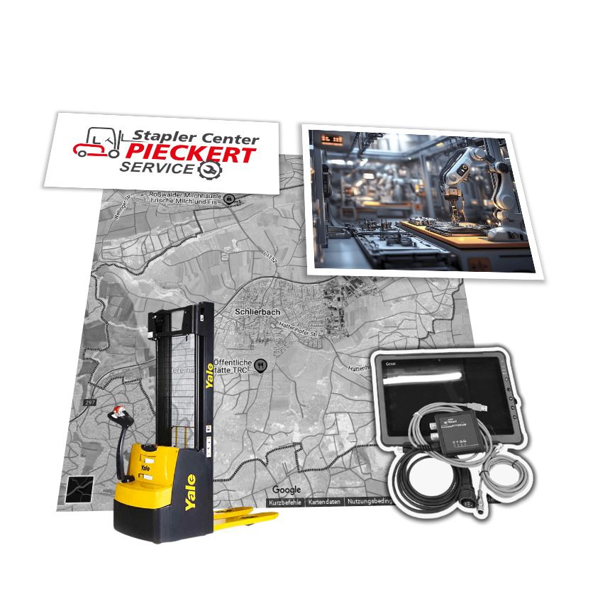 Gabelstapler Service-Auftrag in Schlierbach / Yale MS12AC / Fehlerdiagnose Wartung-Reparatur Yale MS12AC