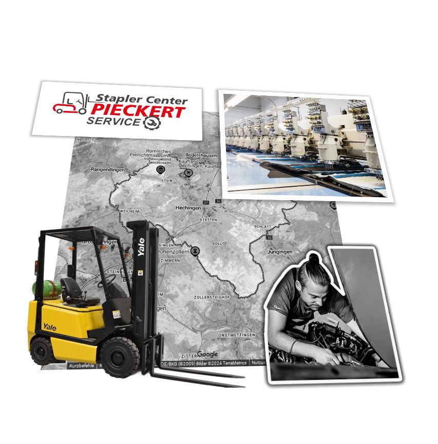 Gabelstapler Service-Auftrag in Hechingen / Yale GLP16AF / Wartung Wartung-Reparatur Yale GLP16AF