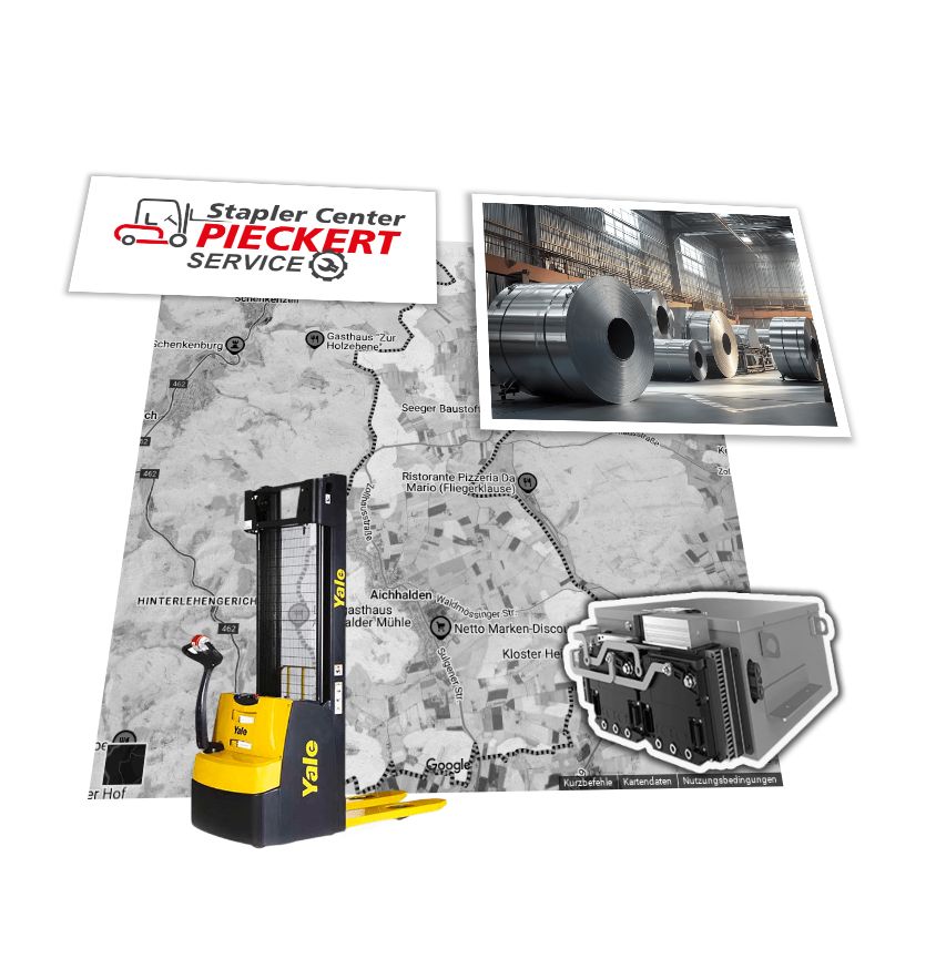 Stapler Batterie: Yale MS10AC / Service-Auftrag in Aichhalden Yale MS10AC