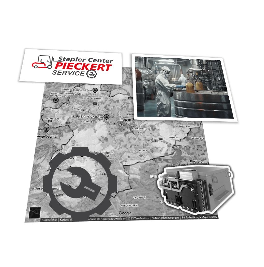 Gabelstapler Service-Auftrag in Sinsheim / BT SPE125L / Batterie Wartung-Reparatur BT SPE125L