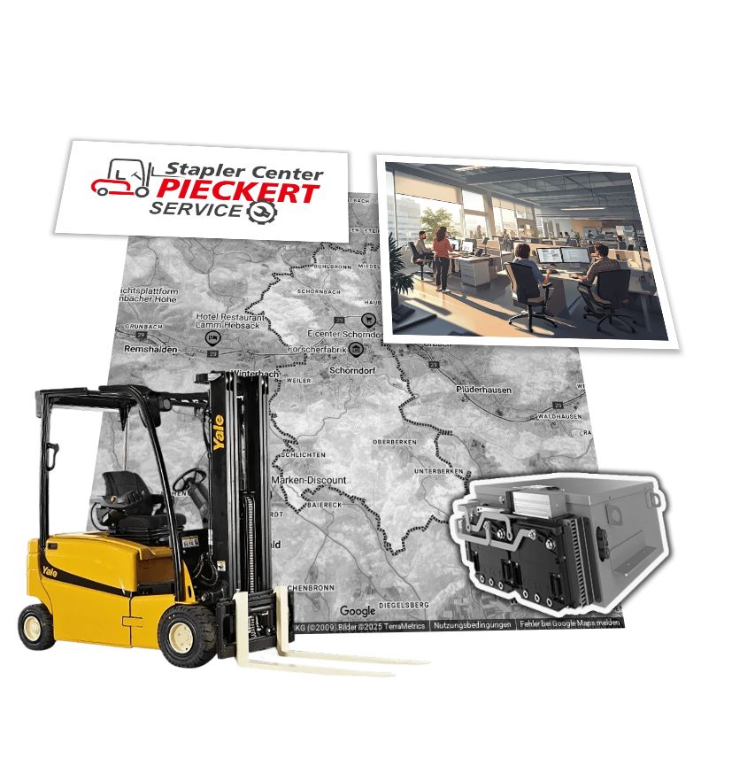 Stapler Batterie: Yale ERP16VT(MWB) / Service-Auftrag in Schorndorf Yale ERP16VT(MWB)