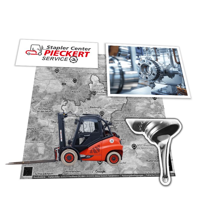 Linde Stapler H50T in Backnang / Ölverlust - Service Auftrag Linde H50T