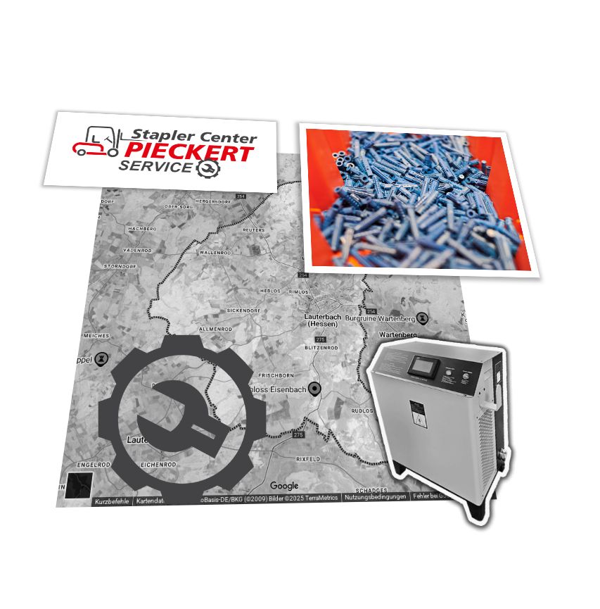 Toyota Stapler HHL100 in Lauterbach / Ladegerät - Service Auftrag Toyota HHL100