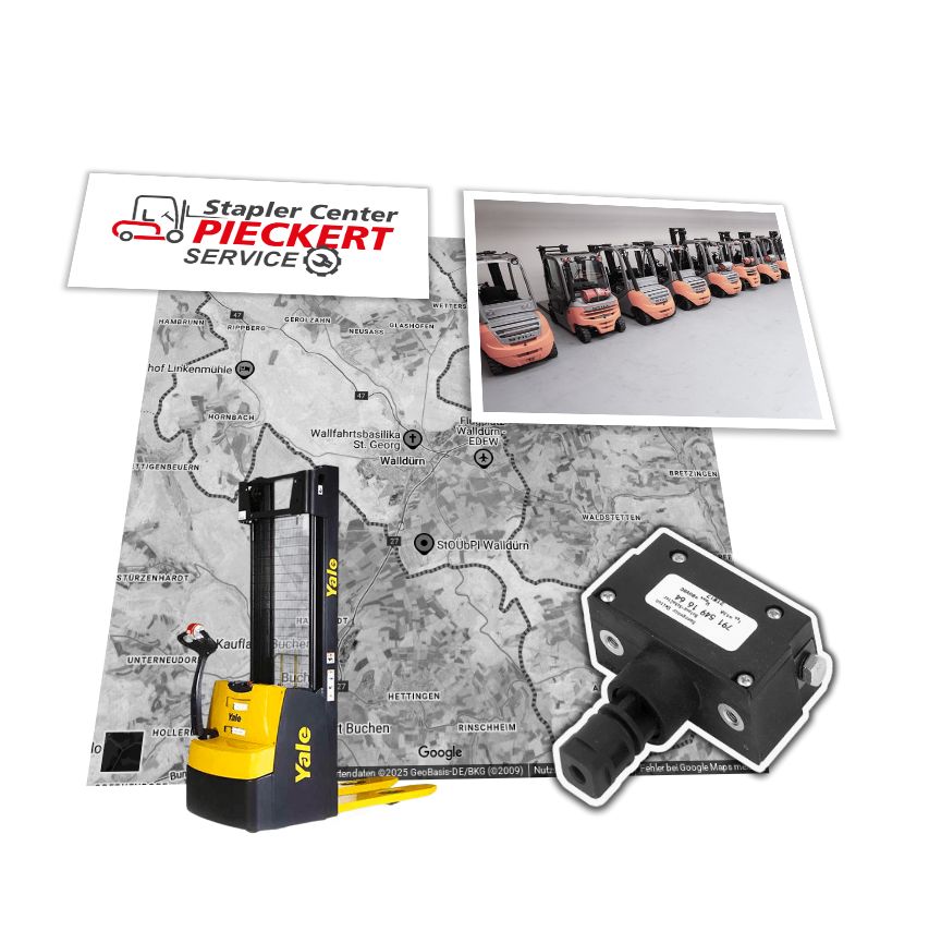 Gabelstapler Service-Auftrag in Walldürn / Yale MS16AC / Notaus-Schalter Wartung-Reparatur Yale MS16AC