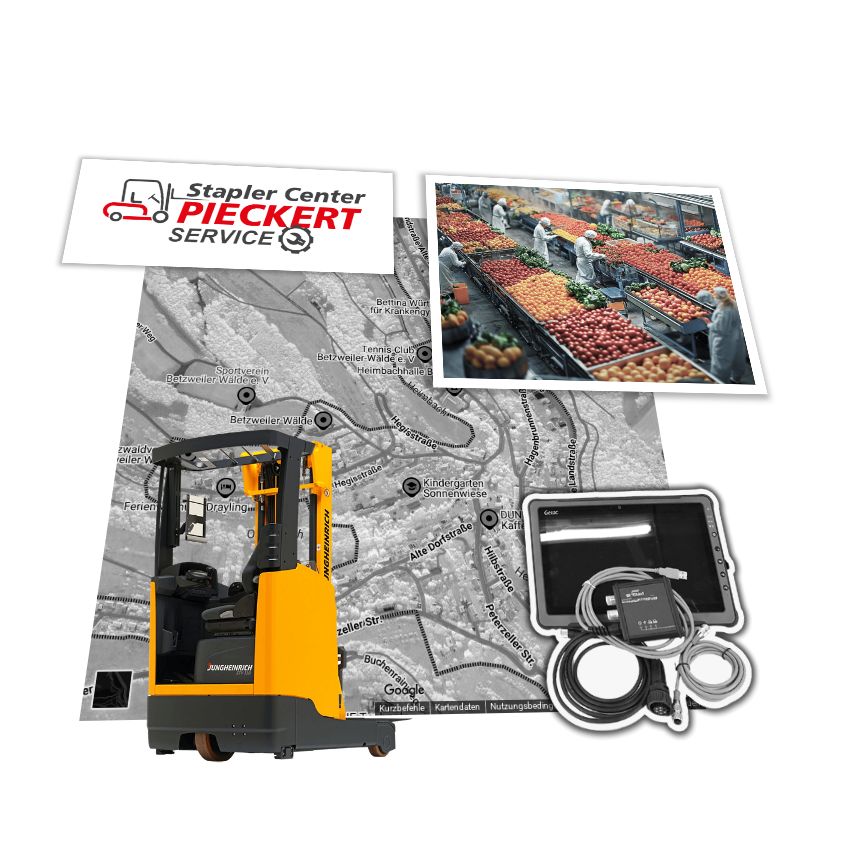 Jungheinrich Stapler ETV112 in Loßburg - Betzweiler / Fehlerdiagnose - Service Auftrag Jungheinrich ETV112