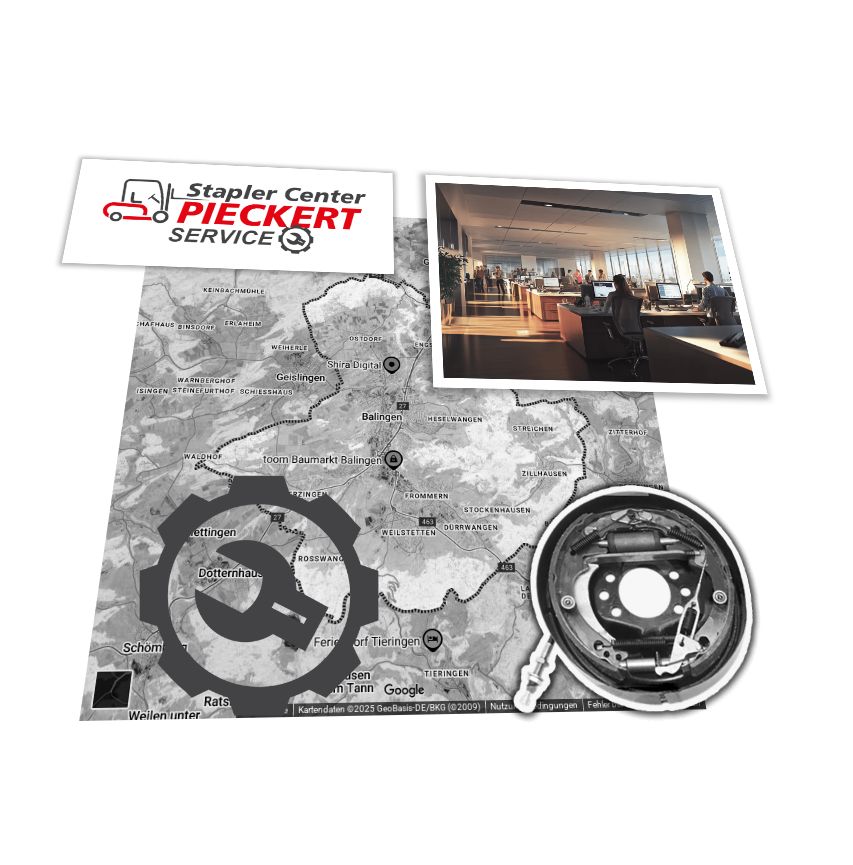 Jungheinrich Stapler EFG-VAC 30 in Balingen / Bremse - Service Auftrag Jungheinrich EFG-VAC 30