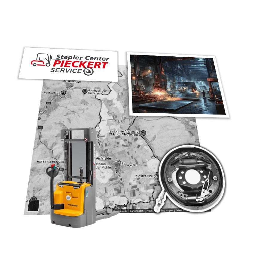 Jungheinrich Stapler EJC220 in Aichhalden / Bremse - Service Auftrag Jungheinrich EJC220