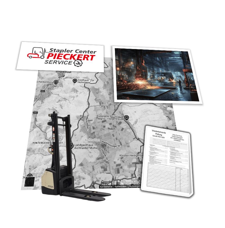 Crown Stapler WE2000-1,6 in Aichhalden / UVV-Prüfung - Service Auftrag Crown WE2000-1,6