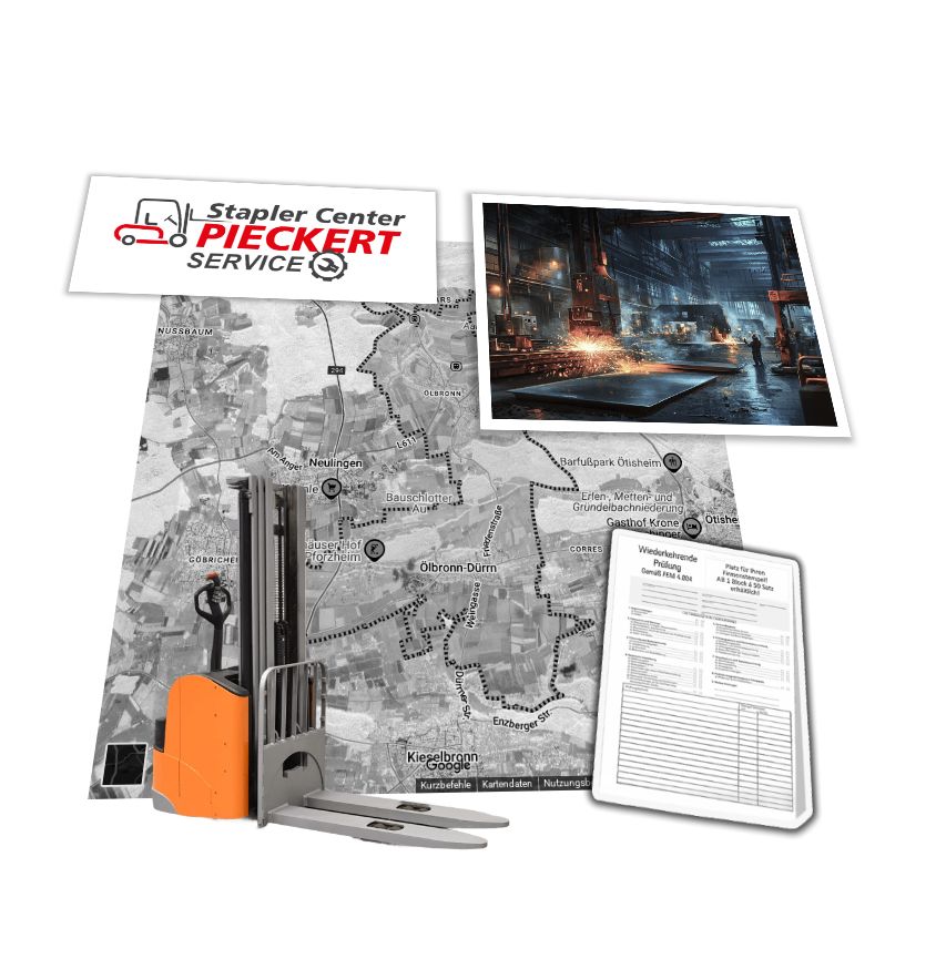 Still Stapler EGV14 in Ölbronn - Dürrn / UVV-Prüfung - Service Auftrag Still EGV14