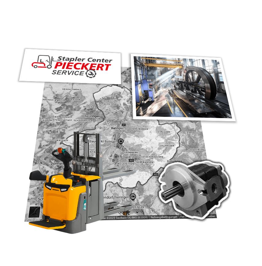 Jungheinrich Stapler ERD220 in Balingen / Hydraulikpumpe - Service Auftrag Jungheinrich ERD220