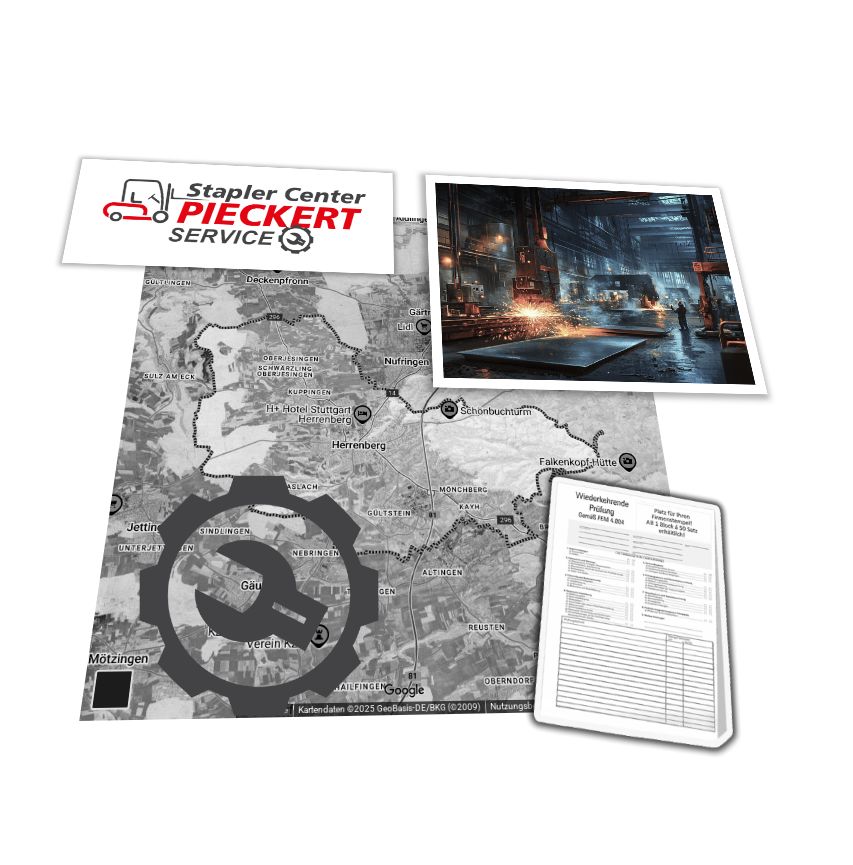 Jungheinrich Stapler ETV325 115 in Herrenberg / UVV-Prüfung - Service Auftrag Jungheinrich ETV325 115