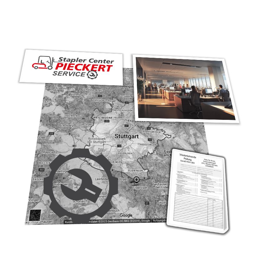 Crown Stapler WAV50-84 in Stuttgart / UVV-Prüfung - Service Auftrag Crown WAV50-84