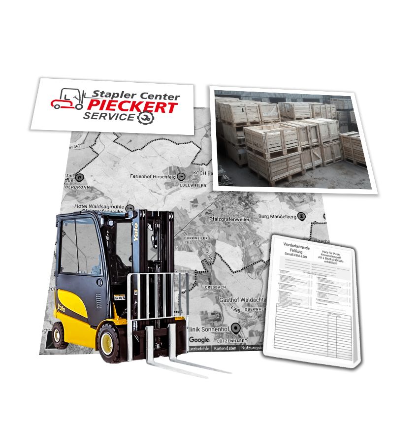 Gabelstapler Service-Auftrag in Pfalzgrafenweiler / Yale ERP30ALF / UVV-Prüfung Wartung-Reparatur Yale ERP30ALF