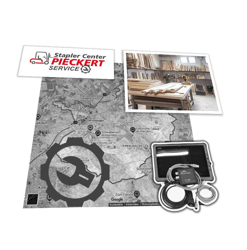 Gabelstapler Service-Auftrag in Winnenden / Rapidlift RMM1000 / Fehlerdiagnose Wartung-Reparatur Rapidlift RMM1000